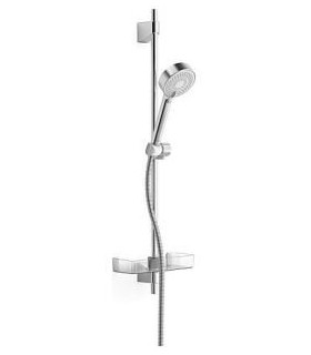 ASTA SALISCENDI DOCCIA REGOLABILE HANSABASIC JET 4478 0133 CROMO CON DOCCETTA MULTIFUNZIONE - 1