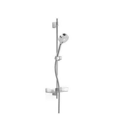 ASTA SALISCENDI DOCCIA REGOLABILE HANSABASIC JET 4478 0133 CROMO CON DOCCETTA MULTIFUNZIONE - 1