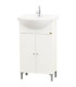BASE E LAVABO "JOLLY" BIANCO - 1