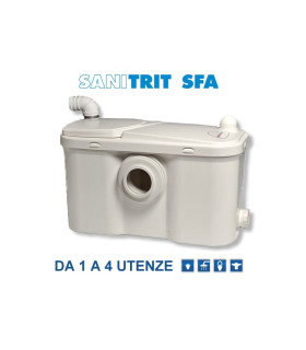 TRITURATORE SANITRIT SFA 4 ATTACCHI W17P WATERMATIC - 1