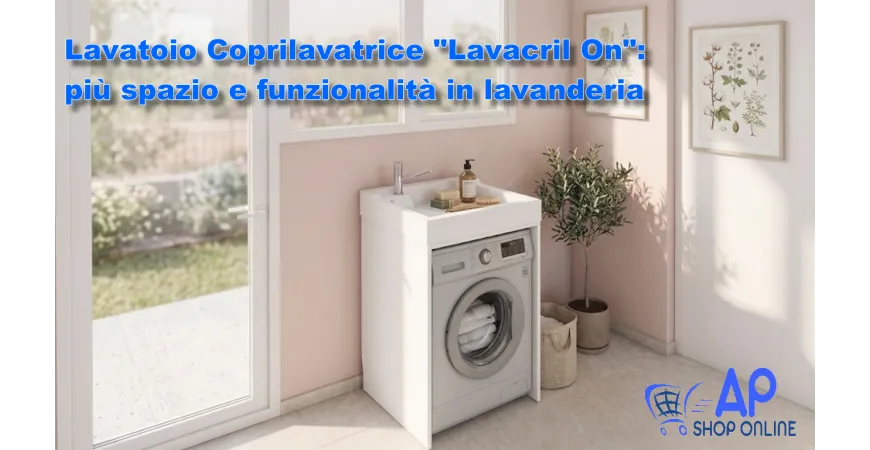 Lavatoio coprilavatrice Colavene Lavacril On: più spazio e funzionalità in lavanderia